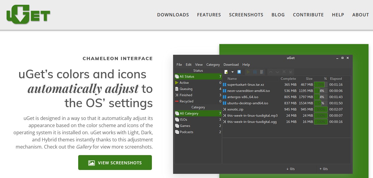 uGet Download Manager uGet Download Manager
